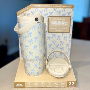 HydraPeak LIMITED EDITION Nomad 32oz Blue Bows NWT